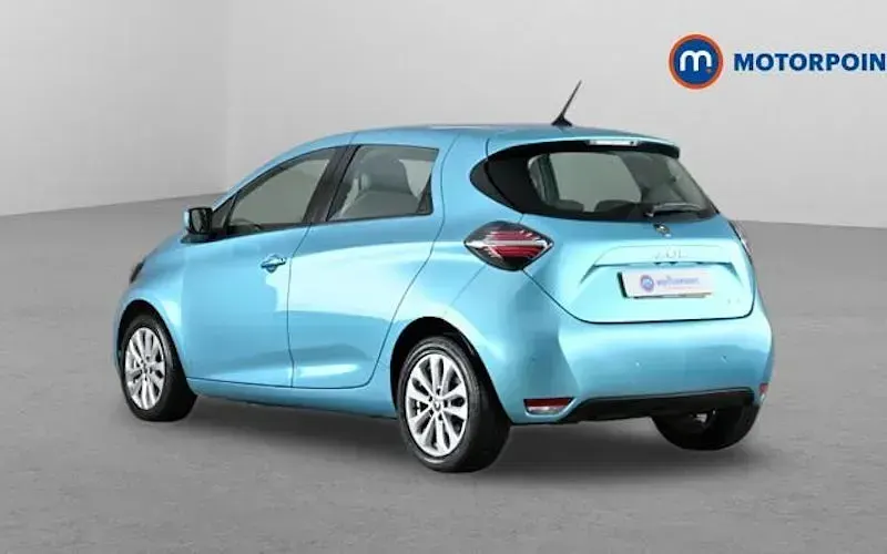 Usado Renault Zoe Iconic 100 kW (136 CV) 2021 Azul Utilitario