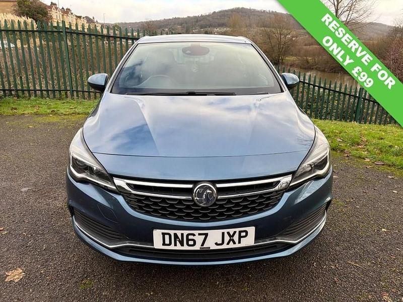 Used Vauxhall Astra SRi 150 HP (110 kW) 2017 Blue Hatchback