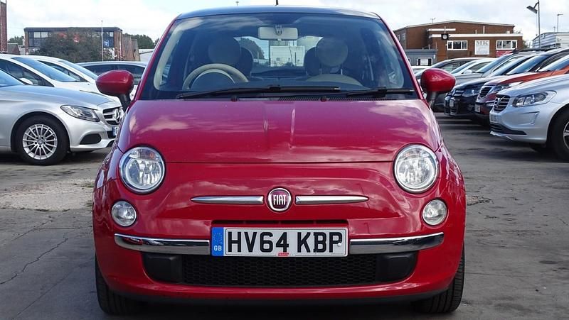 Used Fiat 500 Lounge 69 HP (50 kW) 2014 Red Hatchback
