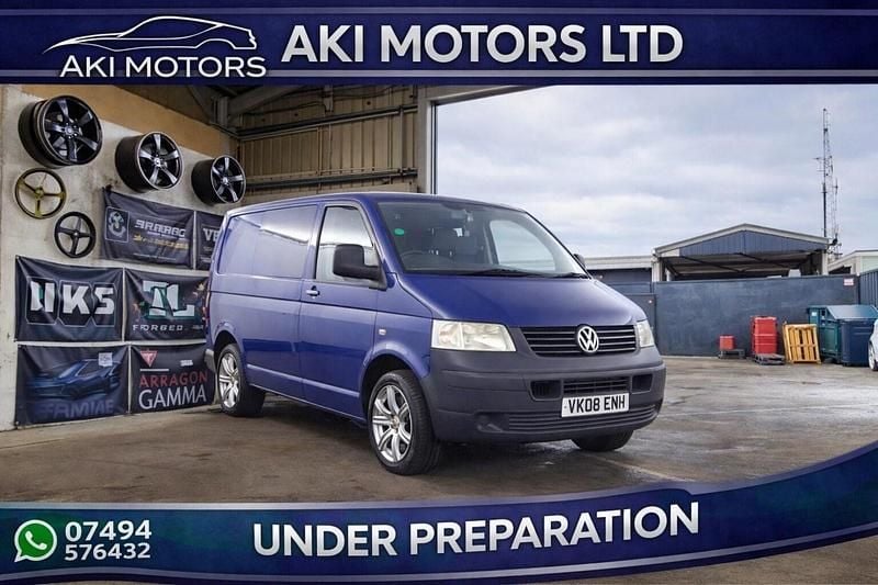 Used VW T5 102 HP (75 kW) 2008 Blue Van