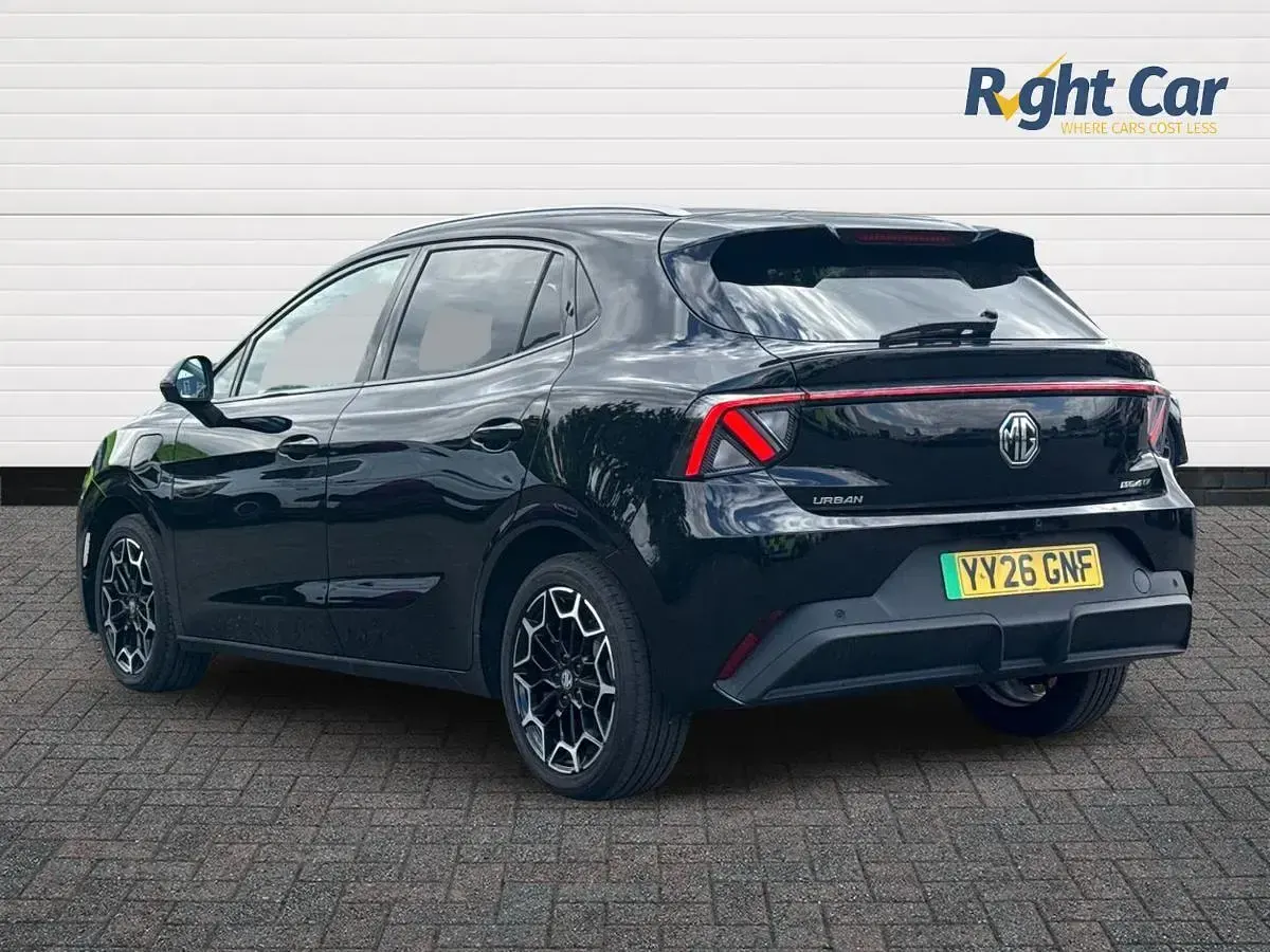 New MG MG4 EV 2026 Black Hatchback