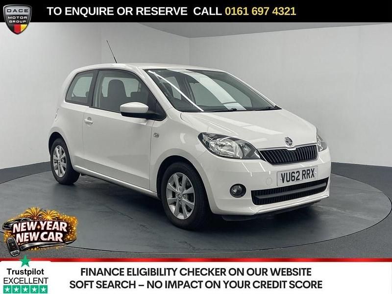 White Used 2012 Skoda Citigo Elegance Hatchback | £4,270 (Expensive) - Image 1/3