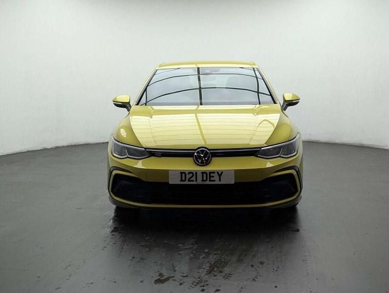 Used VW Golf VIII R-line 130 HP (95 kW) 2021 Yellow Hatchback