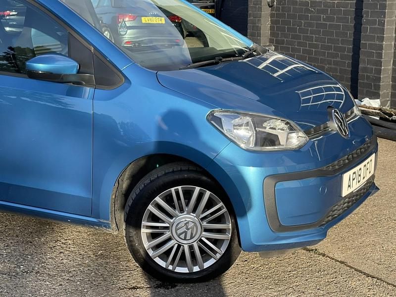 Used VW up! move up! 60 HP (44 kW) 2018 Blue Hatchback
