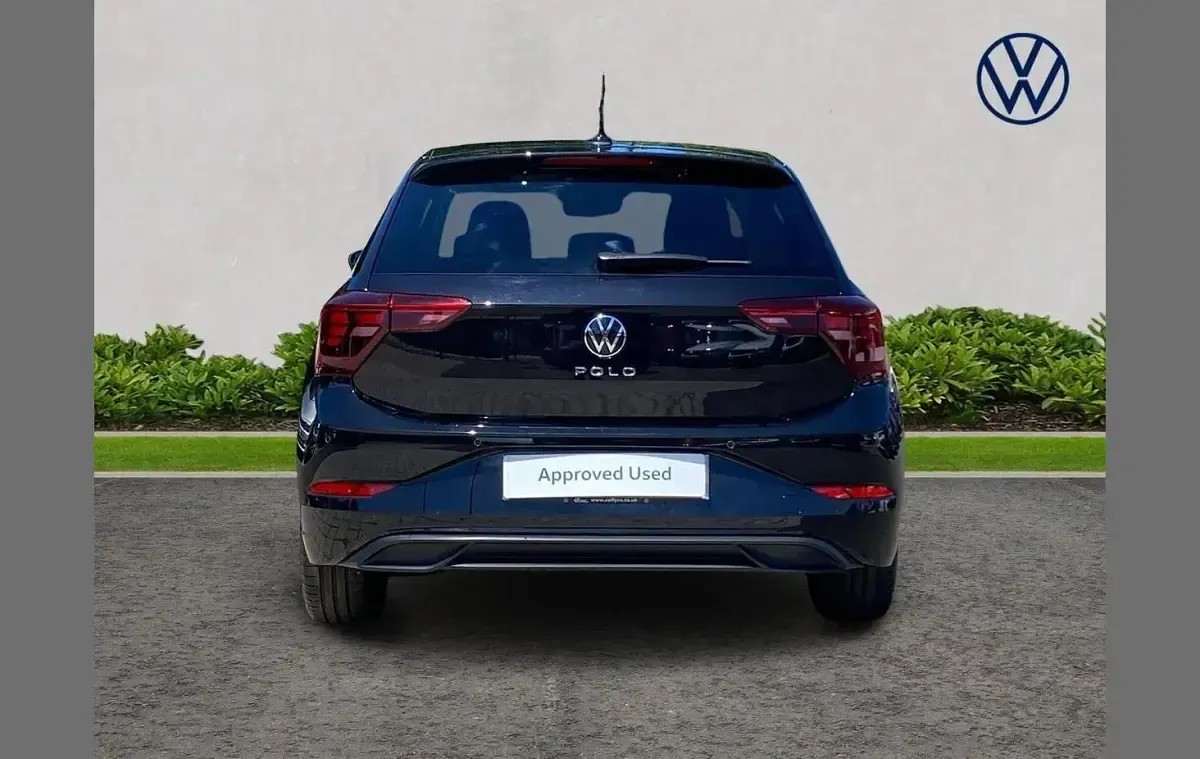 Used VW Polo Match 95 HP (69 kW) 2025 Black Hatchback