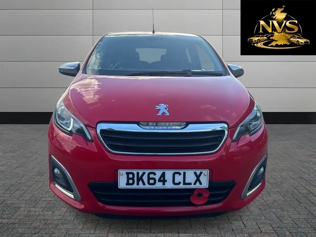 Used Peugeot 108 82 HP (60 kW) 2014 Red Hatchback