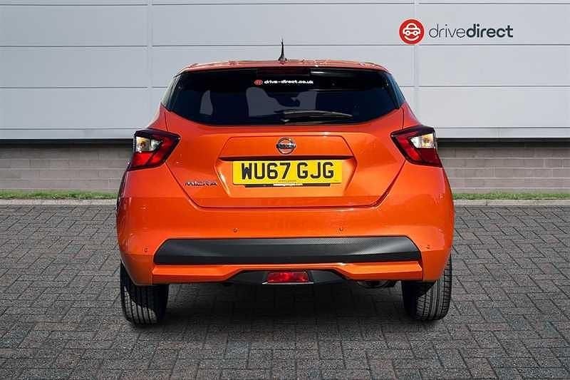 Used Nissan Micra N-Connecta 2017 Orange Hatchback