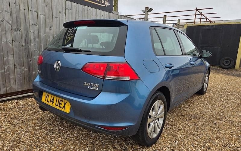 Used VW Golf VII SE 150 HP (110 kW) 2014 Blue Hatchback