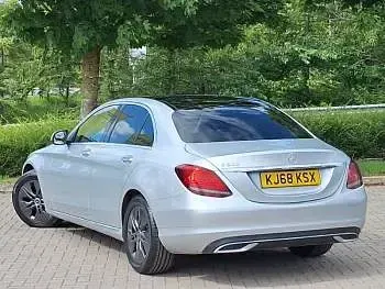 Used Mercedes C200 Premium Plus 184 HP (135 kW) 2019 Silver Sedan