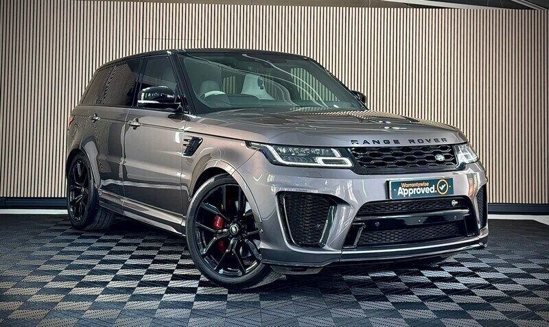 Grey Used 2019 Land Rover Range Rover Sport SVR SUV | £39,995 (A bit pricey) - Image 1/4