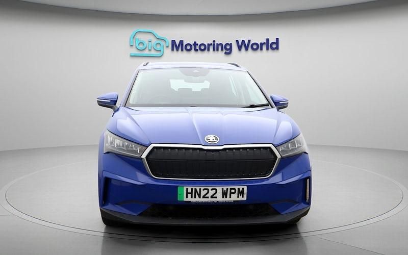 Used Skoda Enyaq iV ecoSuite 131 kW (179 HP) 2022 Blue SUV