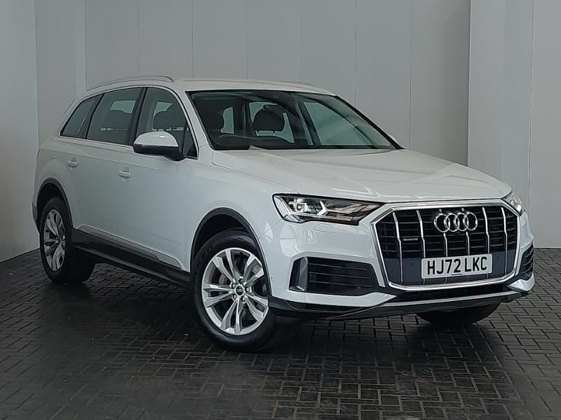 White Used 2022 Audi Q7 Sport SUV | £38,498 (Fair price) - Image 1/4