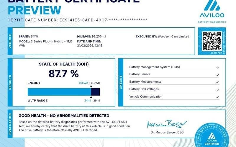 Used BMW 330e M Sport 292 HP (214 kW) 2022 Grey Estate