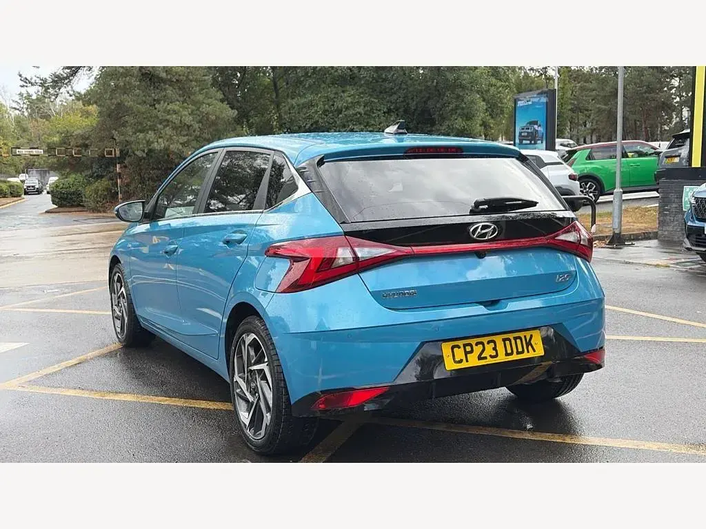 Used Hyundai i20 Premium 2023 Blue Hatchback