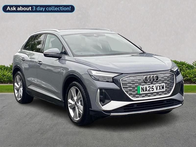 Grey Used 2025 Audi Q4 e-tron S-Line SUV | £34,917 (Super price) - Image 1/4
