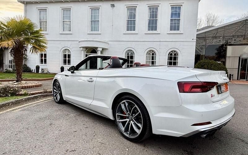 Used Audi S5 Cabriolet S-Line 354 HP (260 kW) 2017 White Cabriolet