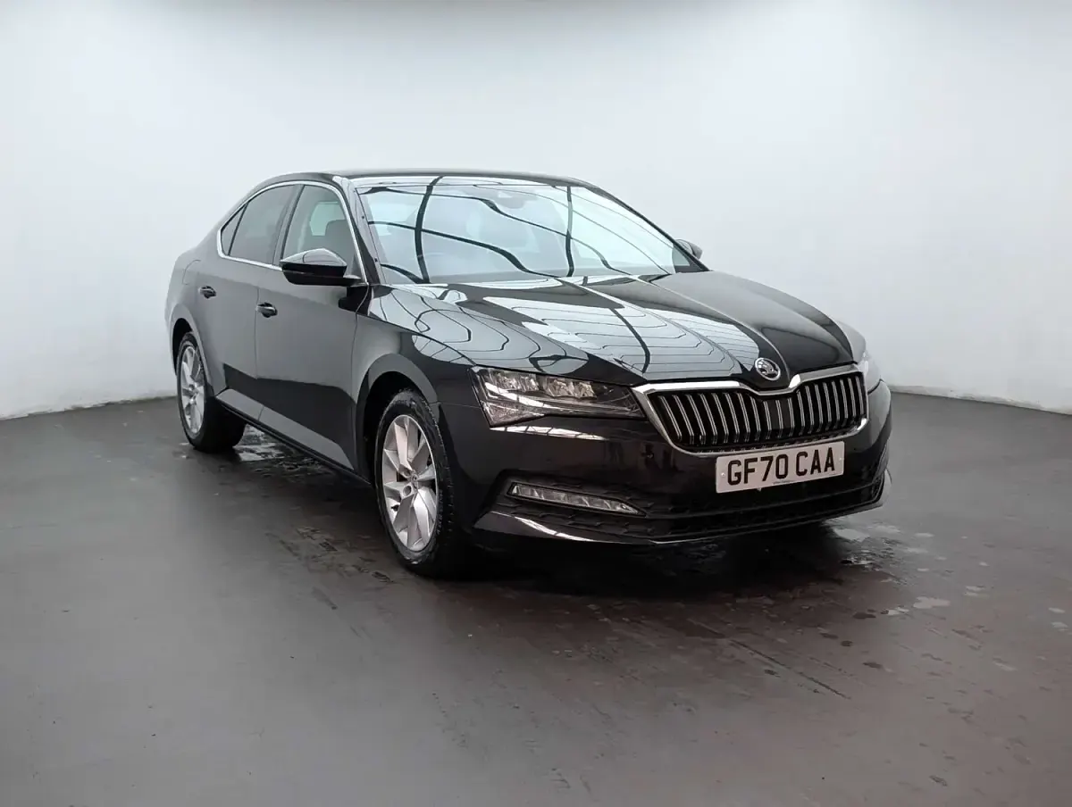 Used Skoda Superb SE Technology 150 HP (110 kW) 2020 Black Hatchback