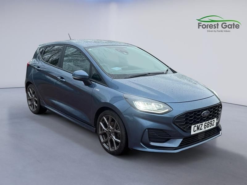 Used Ford Fiesta ST-Line 125 HP (91 kW) 2023 Blue Hatchback