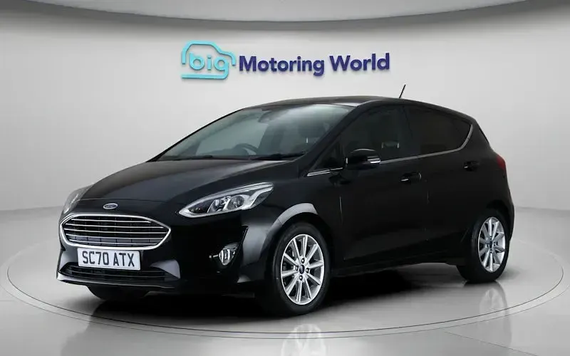 Used Ford Fiesta Titanium 125 HP (91 kW) 2021 Black Hatchback