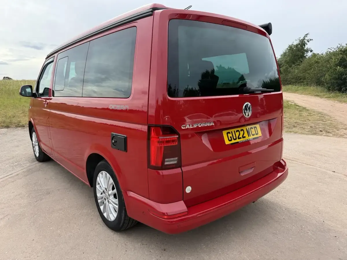 Used VW California California 150 HP (110 kW) 2022 Red Van