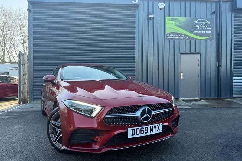 Used Mercedes CLS350 AMG line 286 HP (210 kW) 2019 Red Coupe
