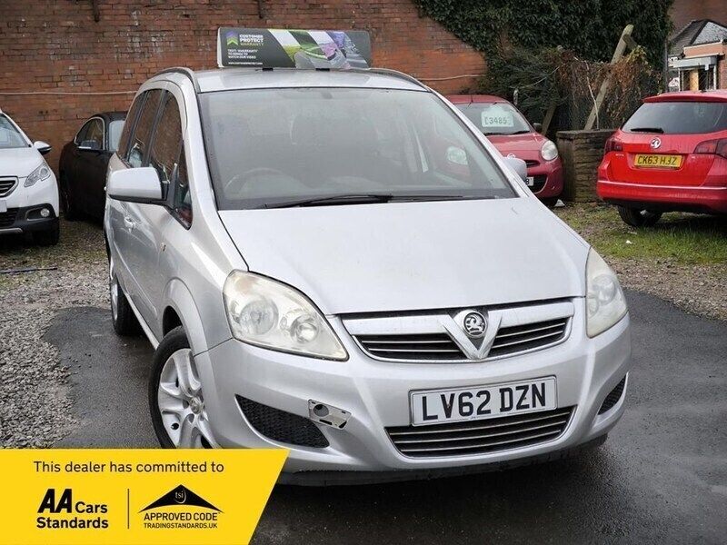 Silver Used 2012 Vauxhall Zafira MPV | £2,000 (Good price) - Image 1/3