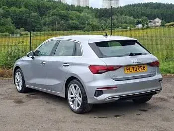 Used Audi A3 S-Line 150 HP (110 kW) 2020 Silver Sedan