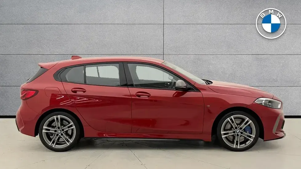 Used BMW M135 Shadowline 302 HP (222 kW) 2024 Red Hatchback