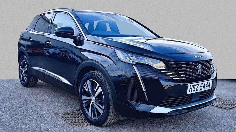 Black Used 2023 Peugeot 3008 Allure+ SUV | £19,499 (Good price) - Image 1/4