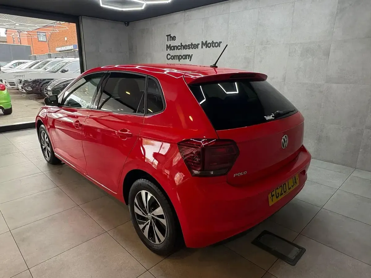 Used VW Polo Match 95 HP (69 kW) 2020 Red Hatchback
