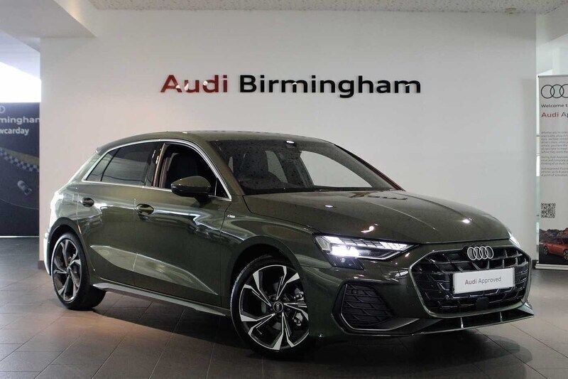 District green New 2025 Audi A3 S-Line Hatchback | £34,000 (Fair price) - Image 1/4