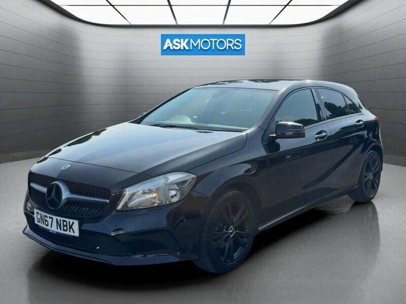 Black Used 2017 Mercedes A180 Hatchback | £12,494 (Fair price) - Image 1/4