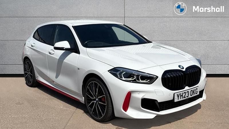White Used 2023 BMW 128 M Sport Hatchback | £27,592 (Fair price) - Image 1/4