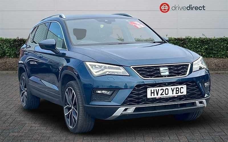 Blue Used 2020 Seat Ateca XCELLENCE Lux SUV | £18,149 (Fair price) - Image 1/4