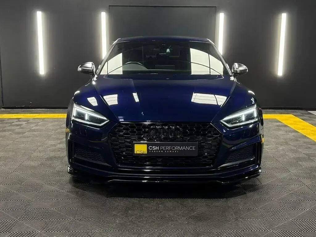 Used Audi S5 Sportback Design 354 HP (260 kW) 2018 Blue Hatchback
