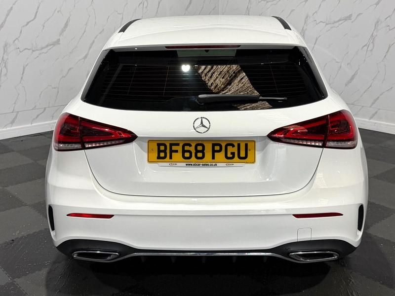 Used Mercedes A180 AMG line 116 HP (85 kW) 2018 White Hatchback