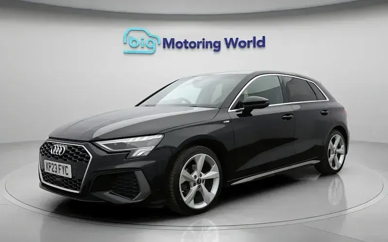 Used Audi A3 Sportback S-Line 150 HP (110 kW) 2023 Black Hatchback