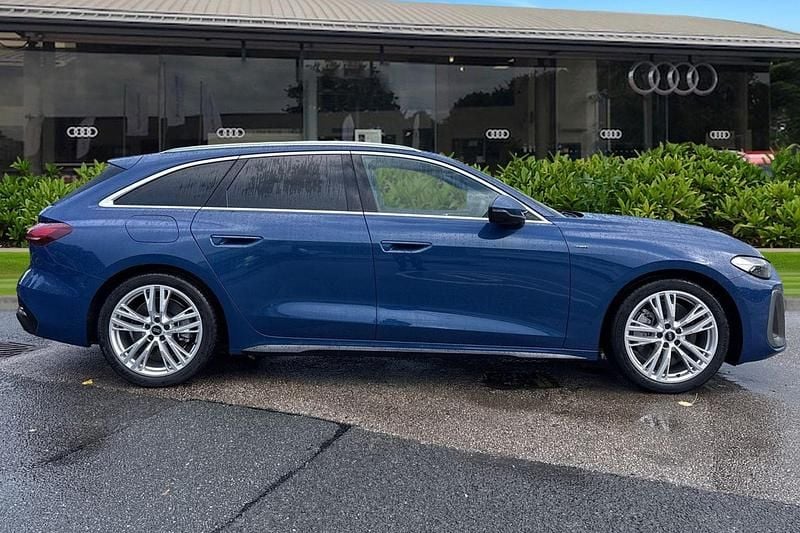 New Audi A5 S-Line 2025 Blue Coupe