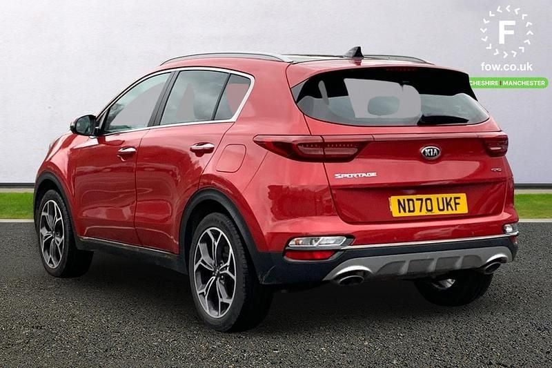 Used Kia Sportage GT-Line S 177 HP (130 kW) 2021 Red SUV