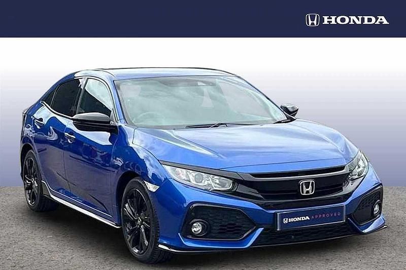 Brilliant sporty blue Used 2020 Honda Civic Sport | £14,990 (Fair price) - Image 1/4