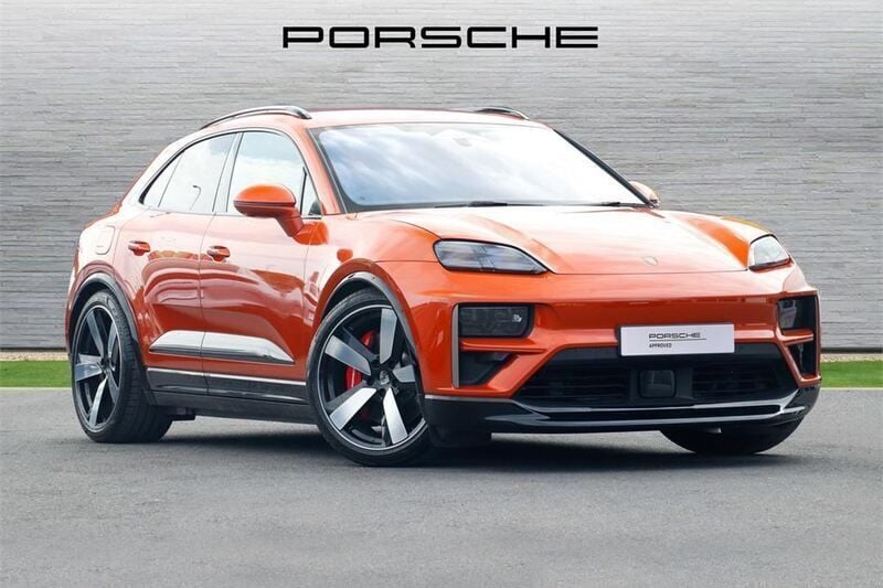 Orange New 2024 Porsche Macan Turbo SUV | £93,990 - Image 1/4
