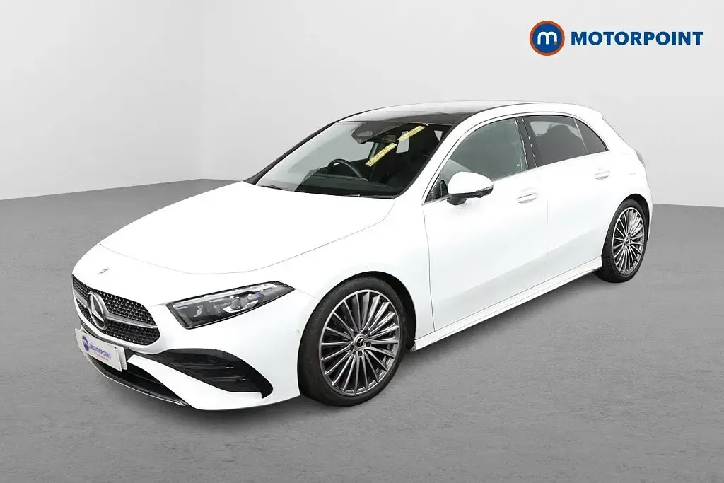 Used Mercedes A180 AMG Line Premium Plus 136 HP (100 kW) 2024 White Hatchback