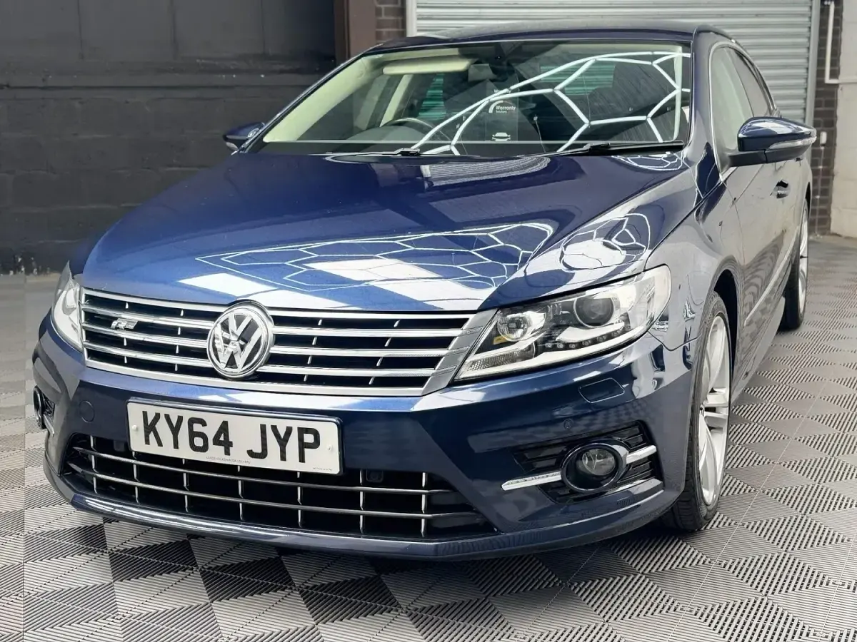 Used VW CC R-line 177 HP (130 kW) 2014 Blue Sedan