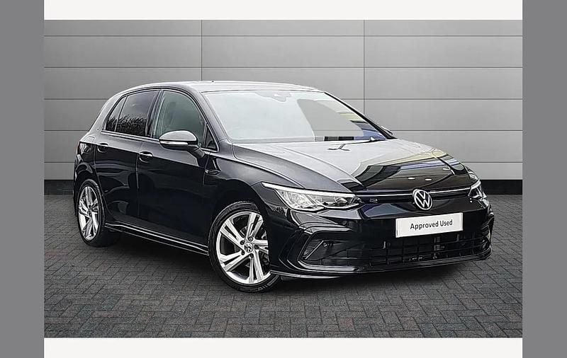 Used VW Golf VIII R-line 150 HP (110 kW) 2022 Black Hatchback