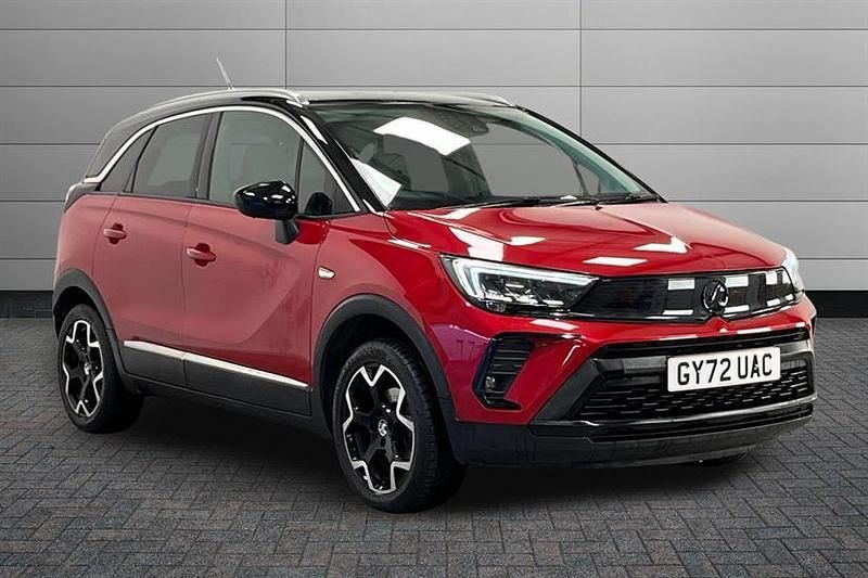 Used Vauxhall Crossland Ultimate 130 HP (95 kW) 2022 Red SUV