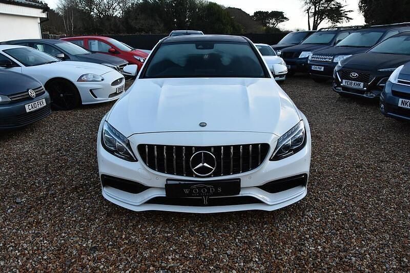Used Mercedes C63 AMG AMG 476 HP (350 kW) 2017 White Sedan