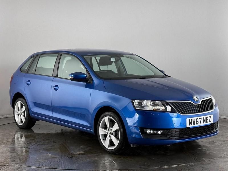 Blue Used 2017 Skoda Rapid SE Hatchback | £8,550 (Fair price) - Image 1/3