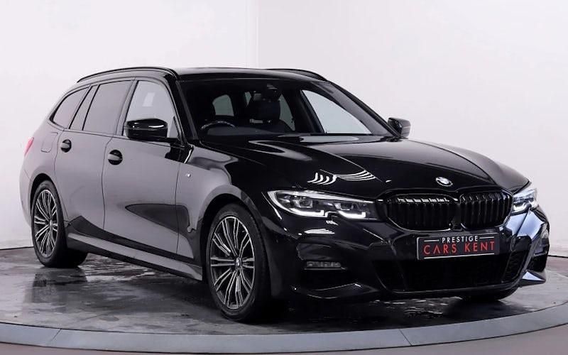 Black Used 2021 BMW 330 M Sport Estate | £28,350 (A bit pricey) - Image 1/4