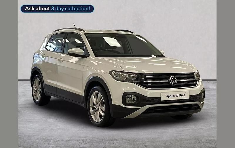 White Used 2021 VW T-Cross SE SUV | £14,539 (Fair price) - Image 1/4