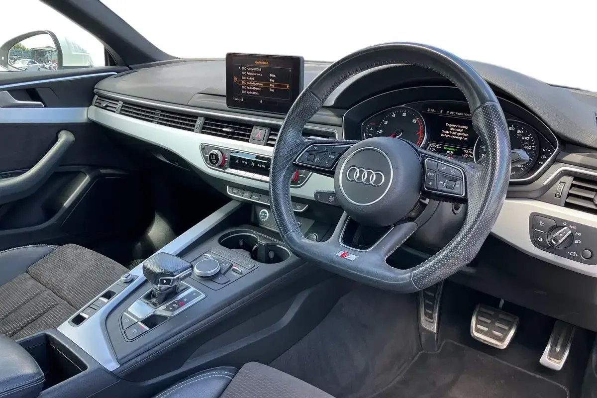 Used Audi A5 Cabriolet S-Line 190 HP (139 kW) 2019 White Cabriolet